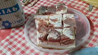 Сало по Украински - Простой рецепт и Быстрая засолка