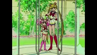 Sailor Moon SuperS Episode 142 Super Sailor Moon & Chibi Moon Speech Stephanie Sheh & Sandy Fox-Lang