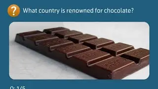 What country is renowned for chocolate