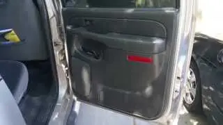 How To: Remove Rear Door Panel on a  '06 GMC Sierra 1500 SLE Crew Cab