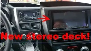Installing a New Stereo Deck in the Subaru! (2013 Subaru WRX)