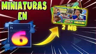 MINIATURAS PARA YOUTUBE ➕ UN REGALO Y UN 【TRUCO】EN PHOTOSHOP