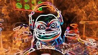 Crazy Frog | Neon Color+ Hallucinations+ Mix Special Effects | Daddy DJ Reverse Version | ChanowTv