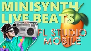 🎹 Live Beat Making with MiniSynth & Piano Roll - Step-by-Step Music Production in FL Studio Mobile 🎶