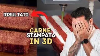 CUCINO E MANGIO CARNE STAMPATA IN 3D - (recensione cibo vegetale) (test meater plus pro 2)