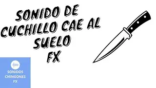 Cuchillo se cae al suelo - Efecto de Sonido 🔊 #efectosdesonido