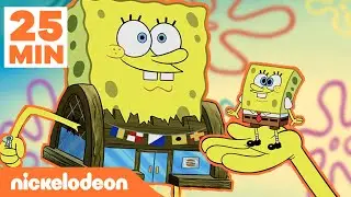SpongeBob Squarepants | 25 MENIT Perubahan Ukuran!  | Nickelodeon Bahasa