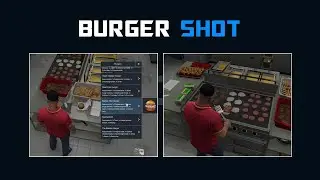 [QB, ESX] FIVEM BURGER SHOT JOB SCRIPT | PREVIEW | TEBEX! | NoPixel Inspired