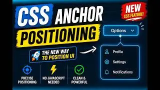 Stop Using JavaScript For Tooltips! (CSS Anchor Positioning)