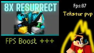 Tekstur pvp 8×8 1.16+ fps booster for mcpe/bedrock