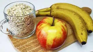 Just 100g of oatmeal and 2 apples, and these oatmeal are even eaten by children.