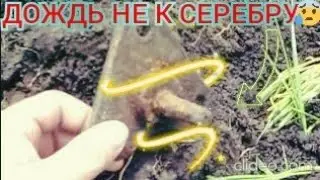 Коп в дождь.