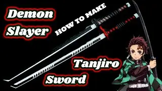 How to Make a Paper Demon Slayer Kamado Tanjiro Sword | Kimetsu no Yaiba