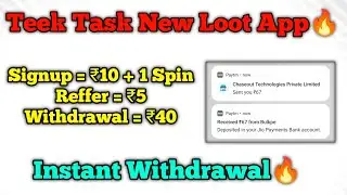 Expired❌ New Best Earning App | Teek Task New Earning App Offer❤️