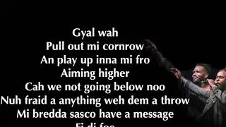 Agent Sasco ft. Popcaan - Banks of the Hope (Remix) Lyrics