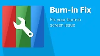 screen burn fix or stuck pixel any oled and amoled screen run on full brightness