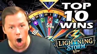 Our 10 Biggest Wins on Lightning Storm! (New Crazy Time Game)