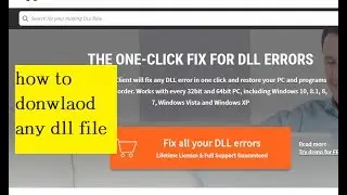how to donwlaod any dll file
