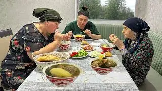 Grandma Making Authentic Azerbaijani Dish with Beef Meatballs | Kufta Bozbash