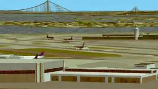 FS2004 : PMDG 737 Laguardia Landing