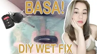 Car Key FOB Central Lock DIY Fix | Nabasa ng Tubig Dagat, Tubig Alat or Sea Water Paano A-ayusin?