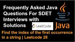 Find the index of the first occurrence in a string | Leetcode 28 | @TechiePraveen