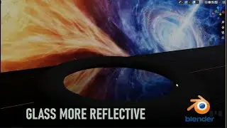 Blender Tutorial HOW TO MAKE GLASS MORE REFLECTIVE IN CYCLES