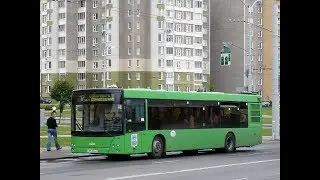 Автобус Минска МАЗ-203,гос.№ АЕ 2014-7 (09.05.2017)