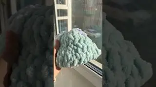 Пробую разные хобби в течении недели день 4 ✨вязание из «Alize puffy”✨ 