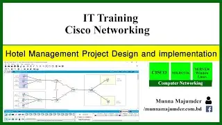 Hotel Management Enterprise Project Design and implementation | CCNA Tutorial | Cisco Project