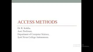 File Access Methods