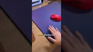 Mousepad de INFUSÃO DE VIDRO - Obsidian G4D PCYES #mousepad #shorts #techbr