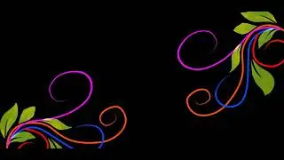 Green Screen Floral Animation