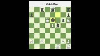Daily Chess Puzzle 0613 Difficulty 1176 Next Best Move? #chess #chesscom #brilliant