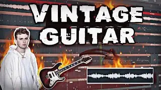How To Make Dark VINTAGE GUITAR Samples | FL Studio 21 Tutorial