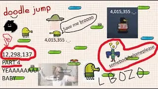 Doodle Jump High Score 12,298,137 | Ninja Theme | Part 4