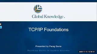 TCP/IP Foundations | TCP/IP networking | TCP/IP Certification | Global Knowledge