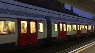 Subway Train Leaving the Station | Moving Background