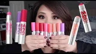 Drugstore Review: Baby Lips Color Balm Crayon Lip Swatches