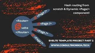 Svelte Project: Part 2  Hash Routing from Scratch! | Dynamic Pages!