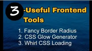 3-Useful Front-end Tools