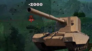 World of Tanks - FV 4005 нарезка ваншотов