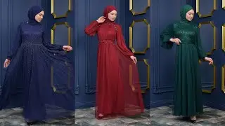 TESETTÜR ABİYE MODELLERİ POPLİN MODA DÜĞÜN ABİYELERİ 2022 PART 49