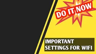 3 important setting for wifi #technology #techfacts #latestnews