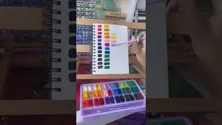 The CUTEST Paint Set! 😍🎨💜✍🏽 #paint #goauche #shorts