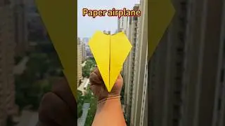 #shorts Throw a paper airplane that flies far and high