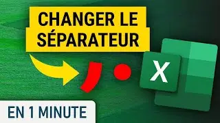 Changer le séparateur décimal sur Excel