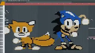 What Sonic and Tail Dance Sounds Like - MIDI Art