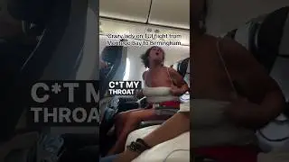 Woman’s Flight FREAKOUT😳 #shortvideo #shorts