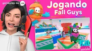 GAMEPLAY: jogando a nova temporada de Fall Guys nos novos mapas! | Canal da Lu - Magalu